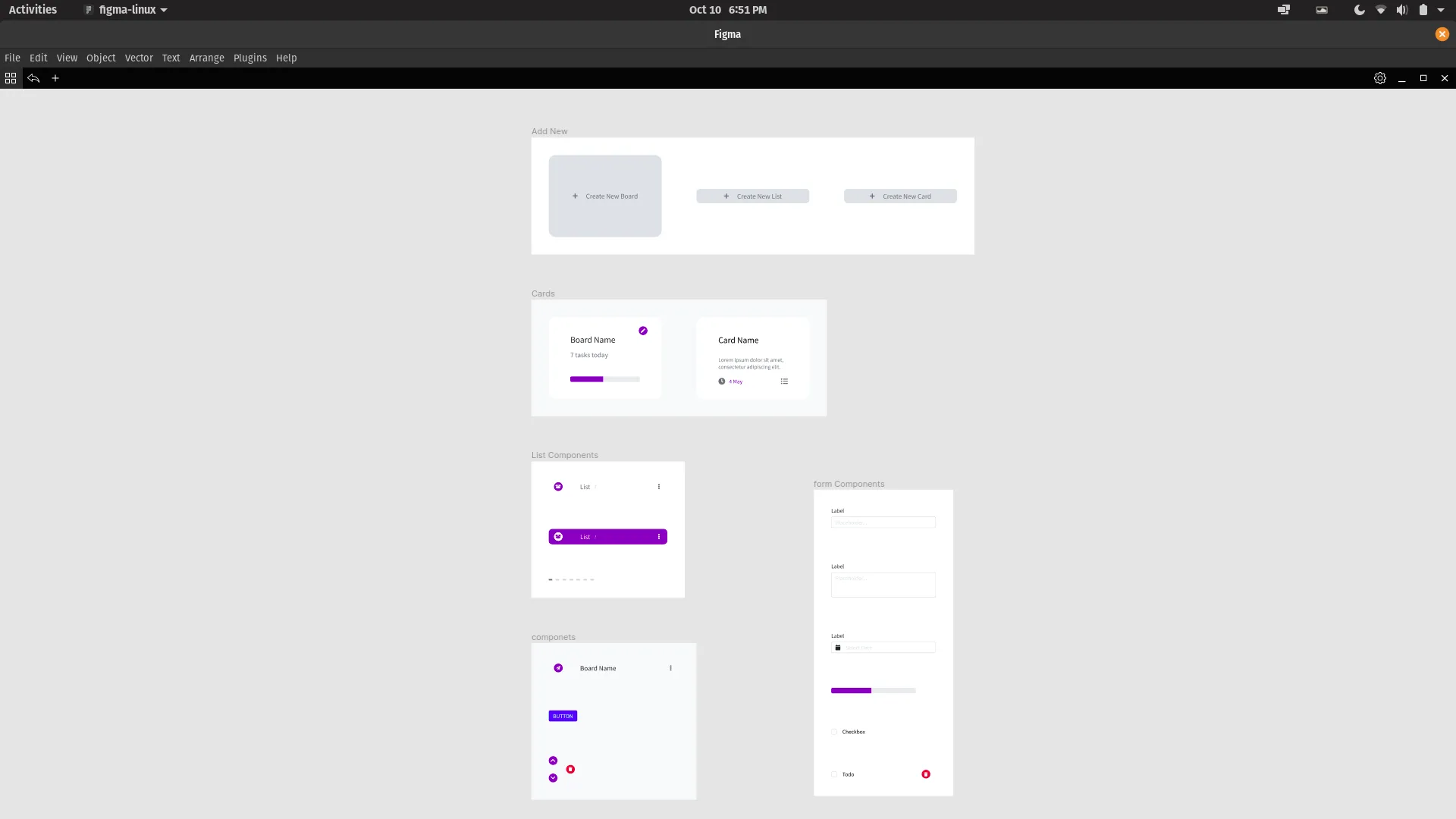 My Molecules Level of the Atomic Design System