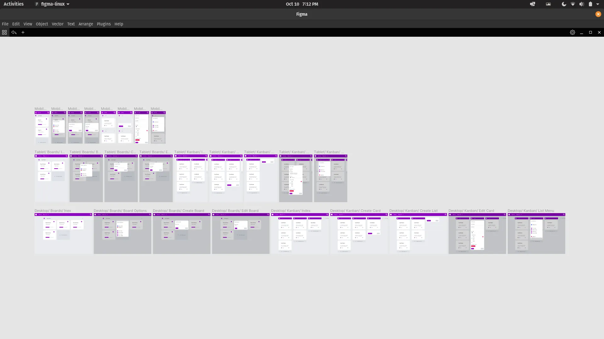 My Pages Level of the Atomic Design System