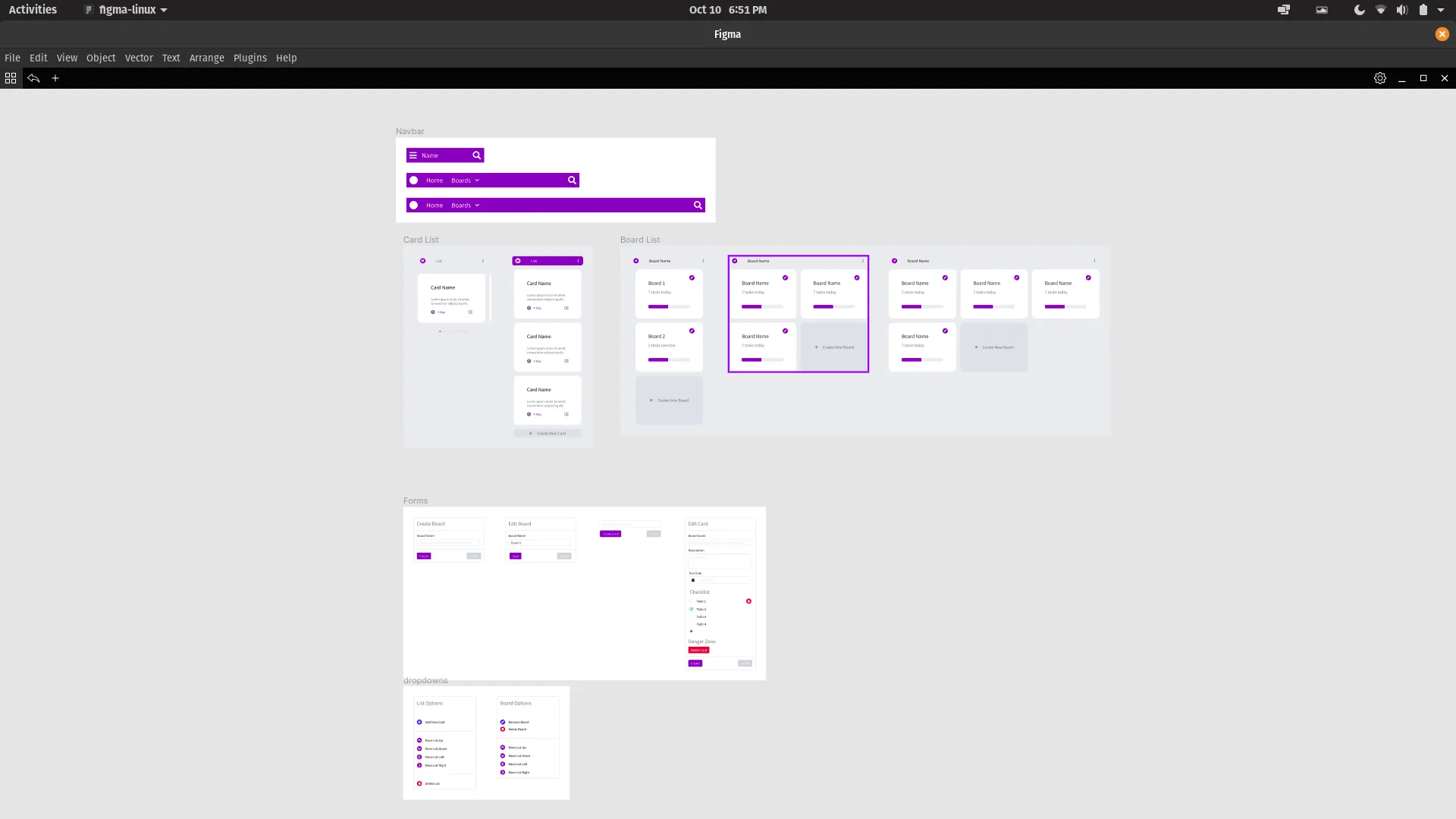 My Templates Level of the Atomic Design System